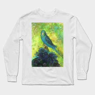 ‘Bluey’ the Budgerigar Long Sleeve T-Shirt